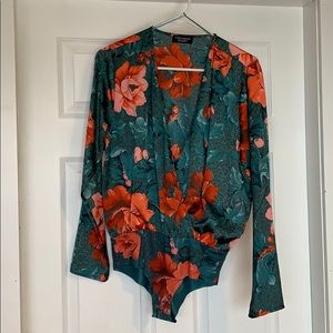 Zara blouse bodysuit